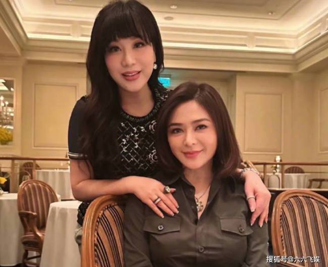 甄子丹为爱妻庆生，60岁关之琳艳压全场，连吕良伟妻子都被征服