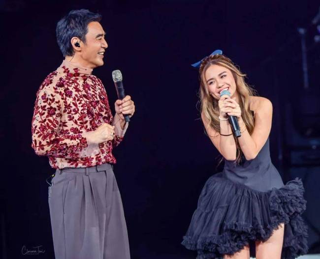 钟镇涛次女出道排场大，获16位明星力挺，三位女儿都已涉足娱乐圈
