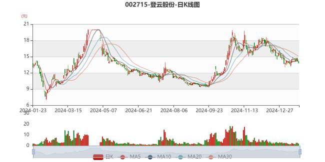 登云股份：2024年净利同比预降70.56%