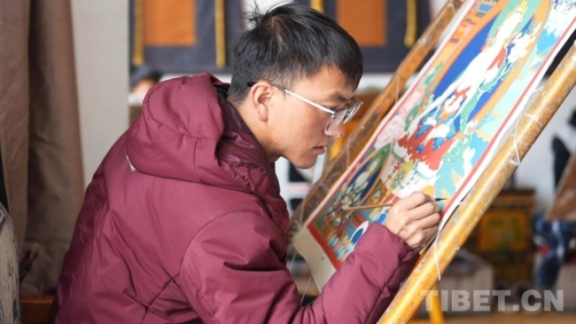西藏日喀则：一笔一画，续上民族手工艺的传承路
