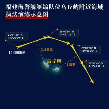 福建海警舰艇编队开展综合执法演练 提升海域应急处置能力