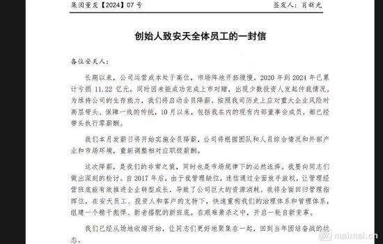 安天科技宣布全员降薪 应对亏损与市场挑战