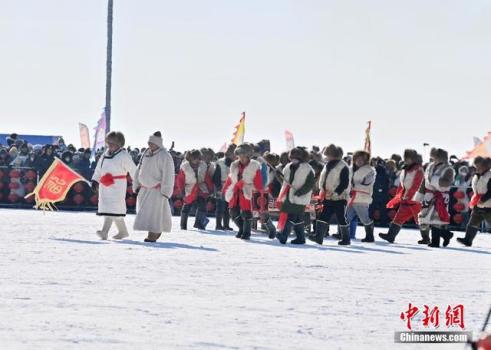 吉林查干湖冰雪渔猎文化旅游节开幕 游客共赏冬日盛景