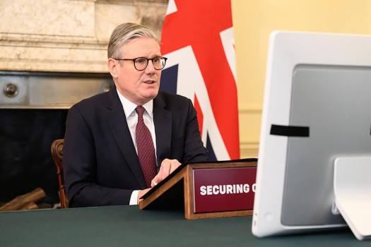 英国首相与多位领导人举行线上会议 讨论乌克兰问题并呼吁加大压力