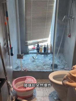 女生出租屋洗澡遭玻璃门割伤 自爆事故引发关注