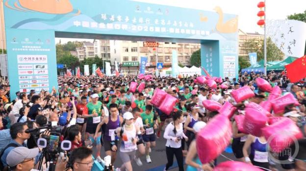 博主跑完半马问卤鹅哥为啥不投喂 卤鹅元素成亮点