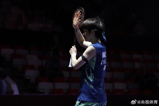 王祉怡2-0韓悅 晉級(jí)女單決賽 中國德比完勝