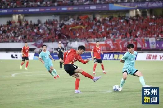 蘇超：蘇州4-0鎮(zhèn)江 主場大勝保持不敗