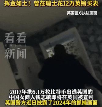 非法集资数百亿的钱志敏在英被捕 被判11年8个月监禁