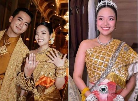 28岁柬埔寨公主大婚 曾在中国留学 Z世代皇室夫妇典范
