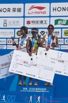 張水華50天4場馬拉松獎金超20萬 賺麻了