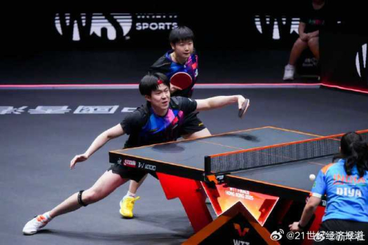 王楚欽孫穎莎混雙首戰(zhàn)告捷 擊敗印度組合