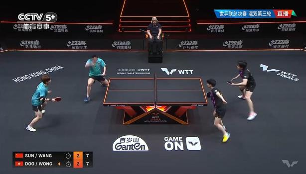 孫穎莎王楚欽三連勝 混雙挺進(jìn)半決賽