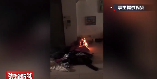 男子放火烧家后继续与前妻吵架 法院判了