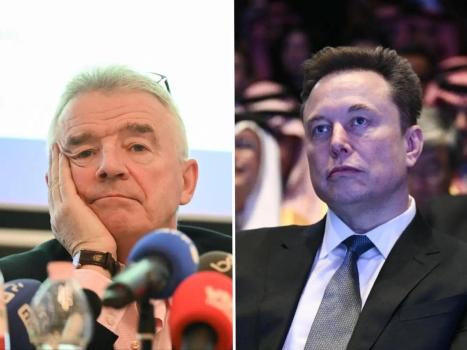 马斯克与瑞安航空CEO爆发口水战 因“星链”争执升级