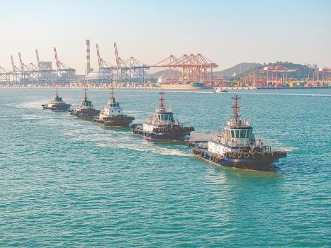 国内最大规模新能源拖轮船队投用 年均减碳超3000吨