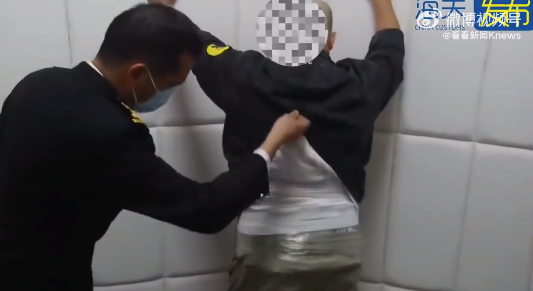 男子腰绑减肥针太胖露馅 海关拦下查获减肥针剂82盒