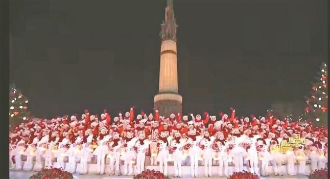 哈尔滨分会场“小雪花”给全国拜年 童声点亮除夕夜