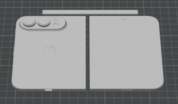 iPhoneFold外观设计曝光 横向折叠似iPad mini