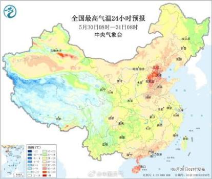 南方悶熱模式將會持續(xù) 江南華南高溫露頭