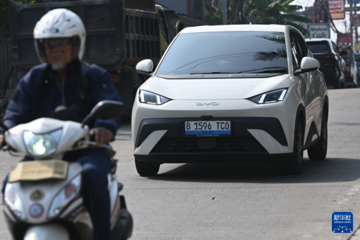 中國(guó)電動(dòng)汽車風(fēng)靡印尼街頭 綠色出行新選擇