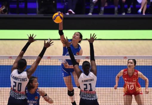 世界女排联赛香港站中国队1胜3负收官 多米尼加逆转取胜