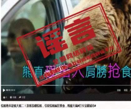 网传喀纳斯棕熊索食系AI编造 虚假内容引发关注