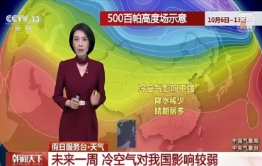 国庆假期接近尾声 返程天气最新提示
