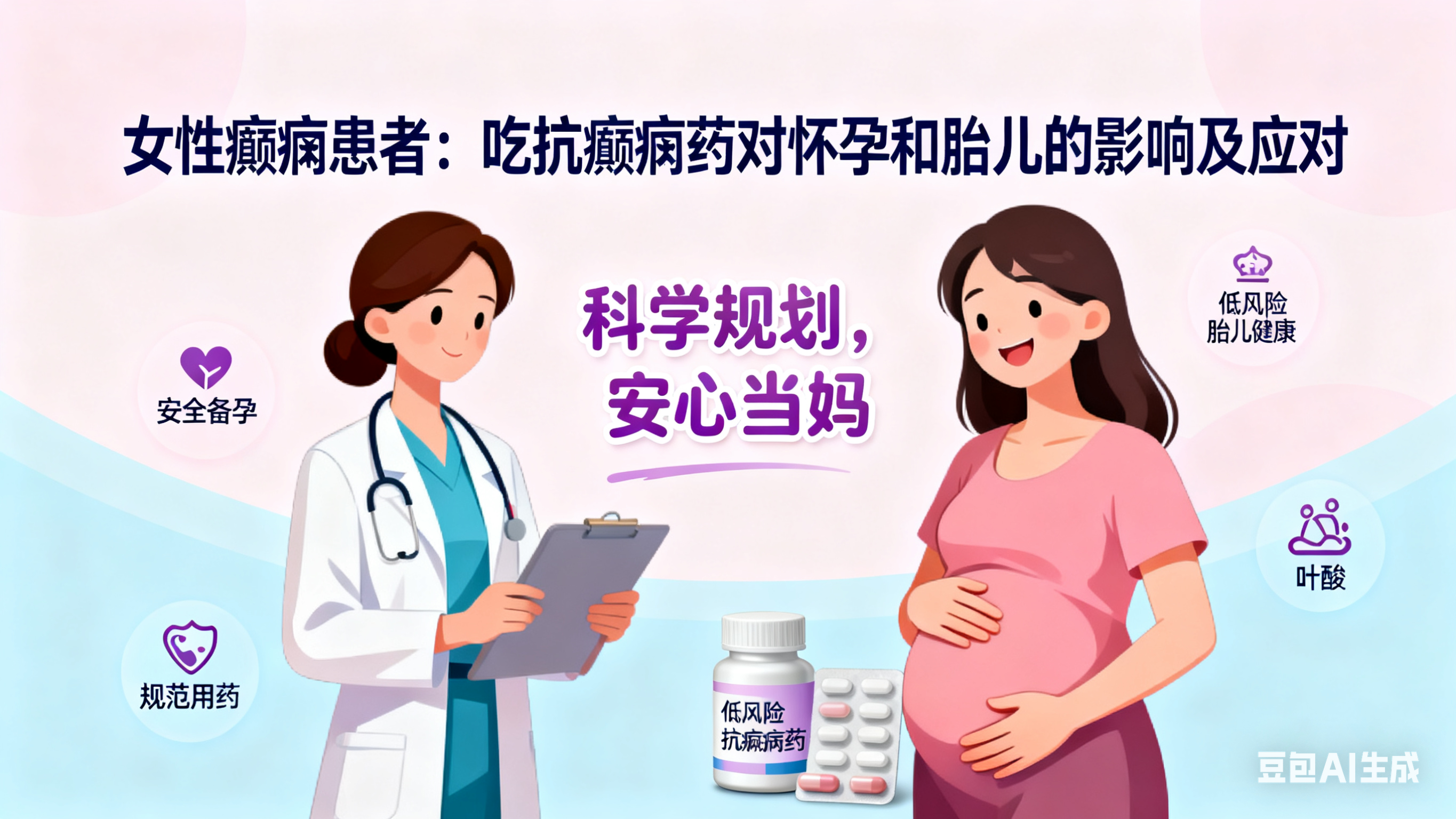 　女性癫痫患者：吃抗癫痫药对怀孕和胎儿的影响及应对